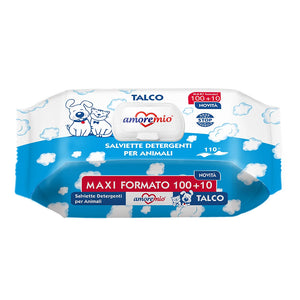 AMORE MIO WIPES DE 110 PIEZAS TALCO MAXI FORMATO