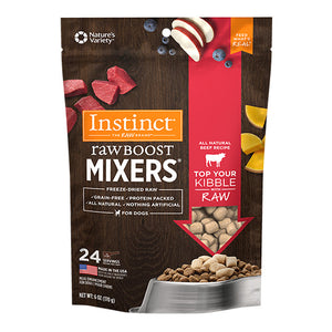 INSITINCT RAW BOOST MIXERS ALL NATURAL BEEF RECIPE 6.0 OZ