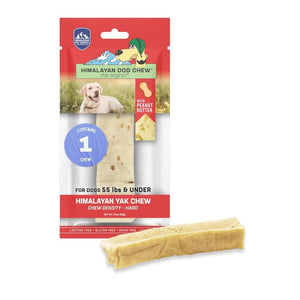 H PET  SUPPLY ROLLO DE CARNAZA HIMALAYAN DOG CHEW PEANUT BUTTER LARGE 3.3 OZ