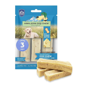 H PET  SUPPLY ROLLO DE CARNAZA HIMALAYAN DOG CHEW PEANUT BUTTER SMALL 3.3 OZ