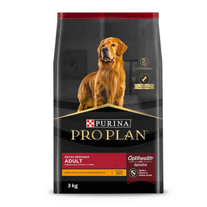 PRO PLAN ADULTO RAZA MEDIANA OPTIHEALTH 3KG (6.6LB) 387-1618