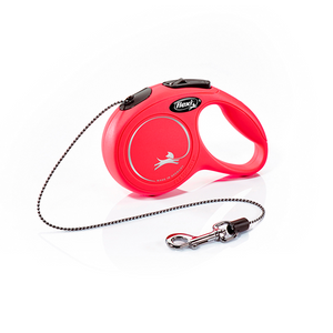 FLEXI CORREA RETRACTIL  NEW CLASSIC XS CORD 3M RED