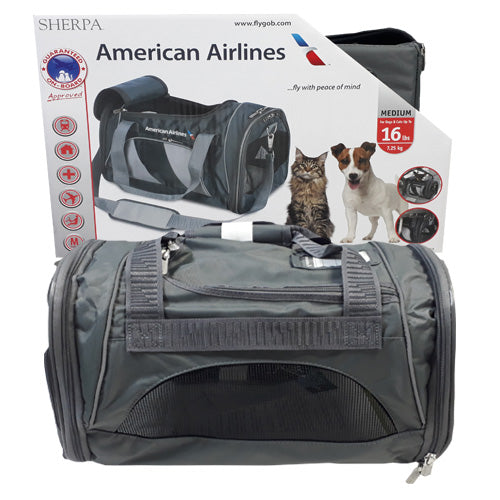 Sherpa american airlines store duffle pet carrier